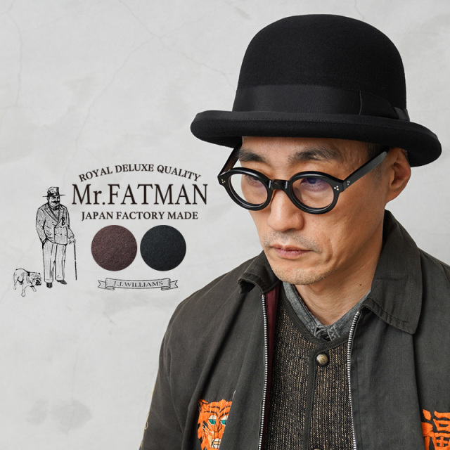 【即日出荷対応】Mr.FATMAN ミスターファットマン 5235007 Dandelion ウール ボーラーハット J.J. WILLIAMS 日本製【キャンペーン対象外】【T】
