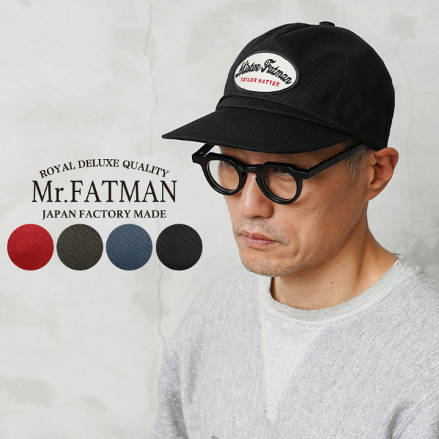 【即日出荷対応】Mr.FATMAN ミスターファットマン 5244011 COTTON WAPPEN トラッカー キャップ 日本製【キャンペーン対象外】【T】