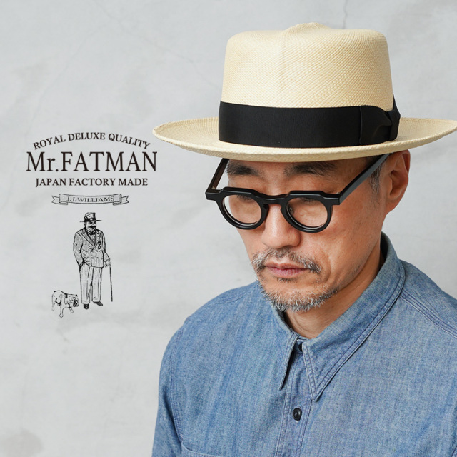 【即日出荷対応】Mr.FATMAN ミスターファットマン 5251503 LUIS NATURAL FIBER パナマハット J.J. WILLIAMS 日本製【キャンペーン対象外】【T】