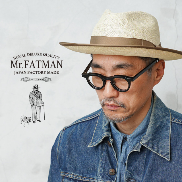 【即日出荷対応】Mr.FATMAN ミスターファットマン 5251507 JAY NATURAL FIBER フェドラハット J.J. WILLIAMS 日本製【キャンペーン対象外】【T】