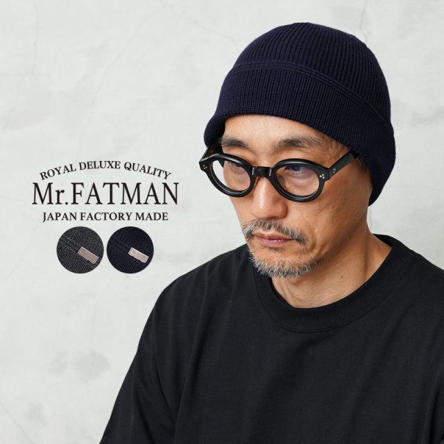 【即日出荷対応】Mr.FATMAN ミスターファットマン 5253003 MILITARY WATCH CAP ミリタリー ウォッチ キャップ 日本製【キャンペーン対象外】【T】