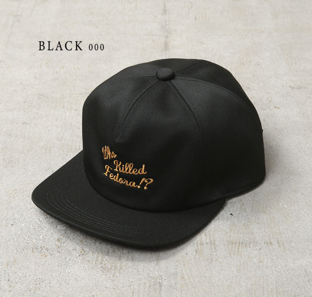 Mr.FATMAN ミスターファットマン 5262004 EMBROIDERY FLIP CAP エン