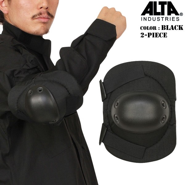 ALTA アルタ FLEX タクティカルエルボーパッド BLACK【53010.00】【キャンペーン対象外】【T】