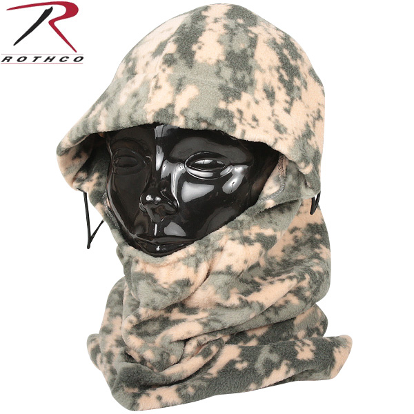 ★カートで割引対象品★ROTHCO ロスコ 4WAY ポーラフリースフードウォーマー DIGITAL CAMO【5586】【T】