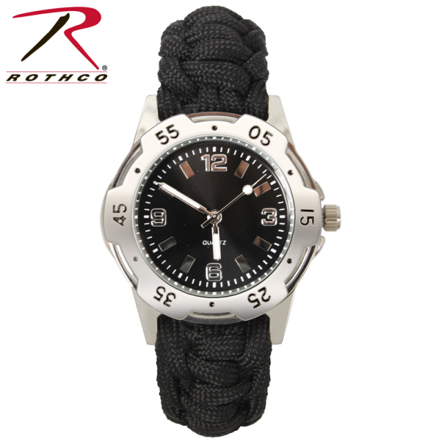 ★カートで割引対象品★ROTHCO ロスコ パラコード ブレスレット ミリタリーウォッチ 【4253】【T】