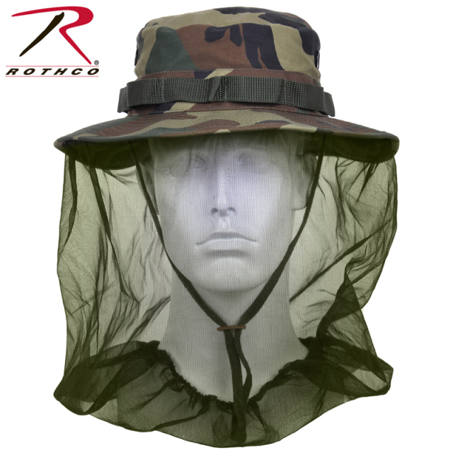 ROTHCO ロスコ モスキートネット付き BOONIE HAT CAMO 5833 ブーニーハット