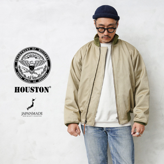 【8月25日前後で発送予定】★カートで割引対象品★HOUSTON ヒューストン 5B-1X TANKERS JACKET（タンカース ジャケット）後期型 日本製【R】
