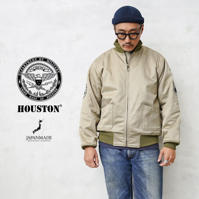 【8月25日前後で発送予定】★カートで割引対象品★HOUSTON ヒューストン 5B-FR TANKERS JACKET（タンカース ジャケット）前期型 FURYモデル 日本製【R】