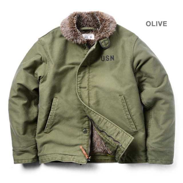 HOUSTON ヒューストン 5N-1XNOUD N-1デッキジャケット タイト・USED  