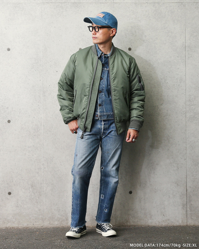 Avirex アビレックス Commercial Ma 1フライトジャケット ミリタリーファッション