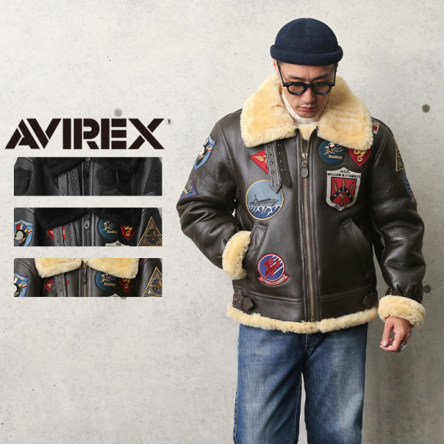 【8月25日前後で発送予定】AVIREX アビレックス 6111040 TOP GUN B-3 フライトジャケット【7834950012】【キャンペーン対象外】【T】ミリタリーファッション