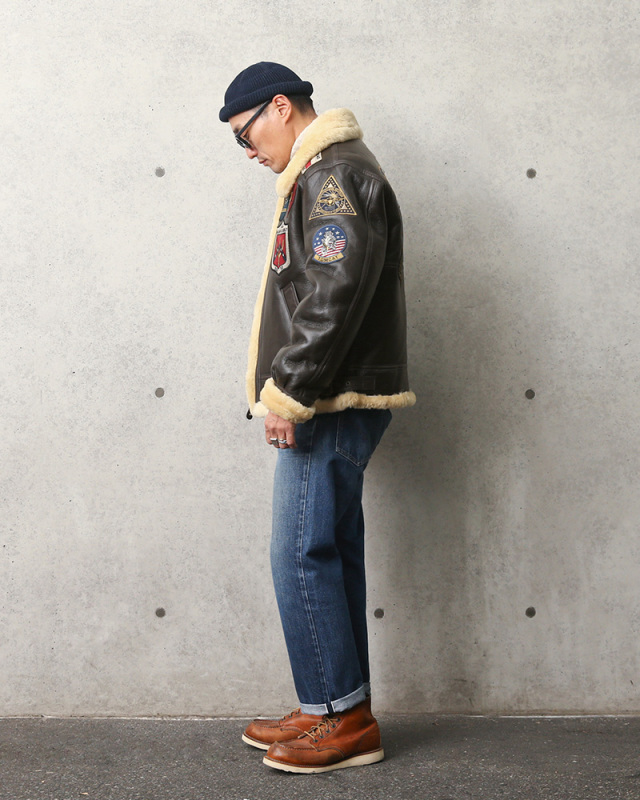 AVIREX USA B-3 フライトジャケット　コーデュロイ AIR NATIONAL GUARD B-3 FLIGHT JACKET / エアーナショナル