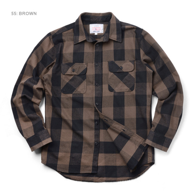 ポイント10倍☆AVIREX アビレックス デイリーウエア 6115071 L/S フランネル ブロックチェック シャツ アヴィレックス【キャンペーン対象外】【T】