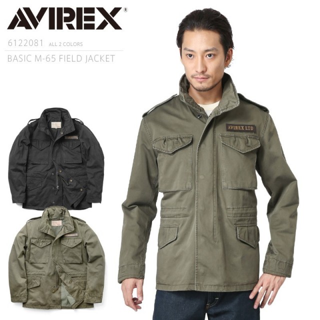 【8月25日前後で発送予定】★ポイント10倍★AVIREX アビレックス 6122081 BASIC M-65 フィールドジャケット【7833252026】【キャンペーン対象外】【T】