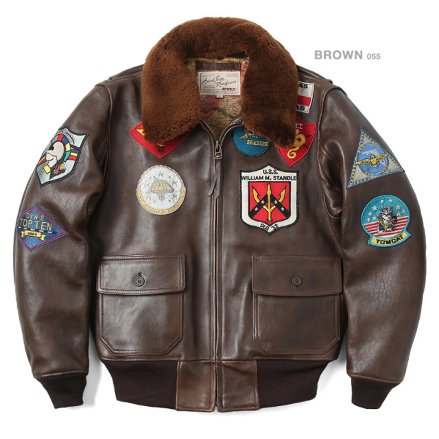 ★ポイント10倍★AVIREX アビレックス TOP GUN G-1 レザーフライトジャケット トップガン 6181013 【7833250050】【7834950014】【キャンペーン対象外】【T】