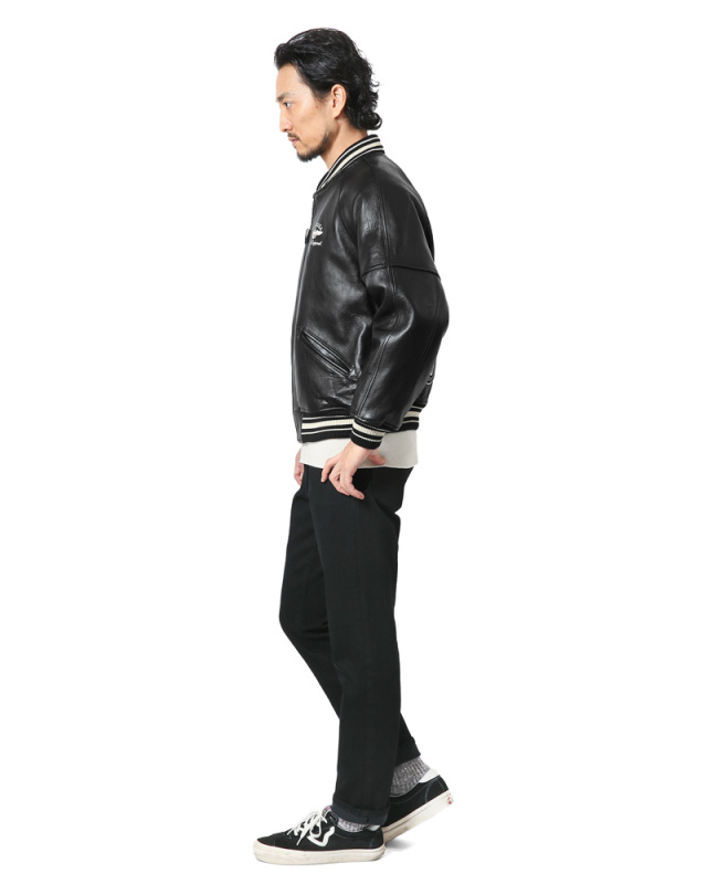 AVIREX アビレックス 6181032 オールレザー VARSITY ジャケット