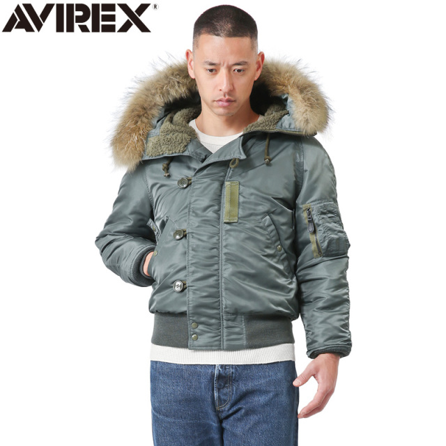 ★ポイント10倍★AVIREX アビレックス 6182218 N-2B VINTAGE フライトジャケット ミリタリージャケット【キャンペーン対象外】【T】