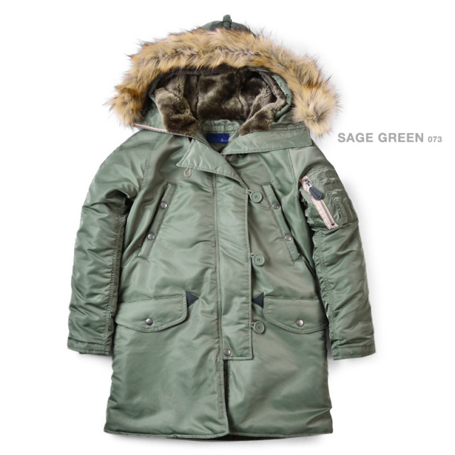 AVIREX アビレックス 6252053 レディース COMMERCIAL N-3Bフライト  