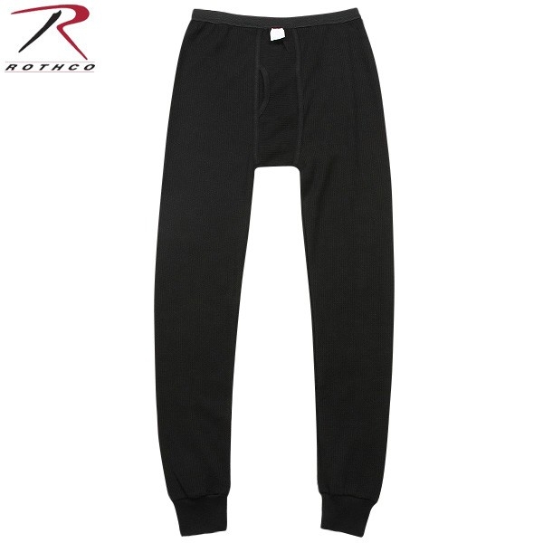 ★カートで割引対象品★ROTHCO ロスコ 63642 サーマルアンダーパンツ BLACK【T】
