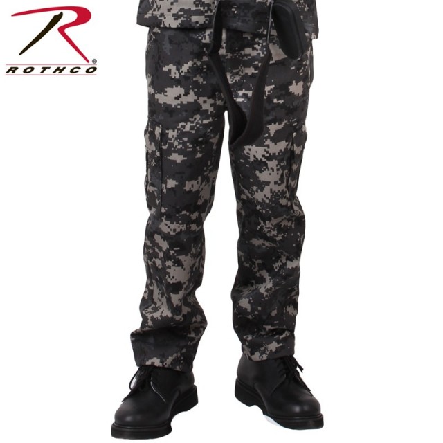 ★カートで割引対象品★ROTHCO ロスコ キッズ DIGITAL CAMO BDU パンツ 66415 Subdued Urban Digital Camo【T】