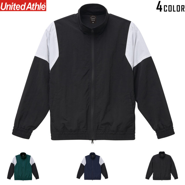 ★カートで割引対象品★【メーカー取次】United Athle ユナイテッドアスレ コットンライク ナイロン トラック ジャケット（裏地付） [7210]【T】