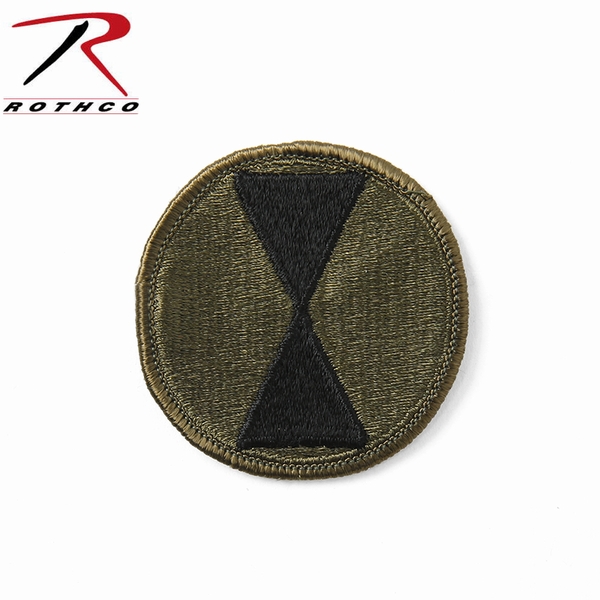 ★カートで割引対象品★【ネコポス便対応】ROTHCO ロスコ 72136 7TH INFANTRY DIVISION パッチ【T】