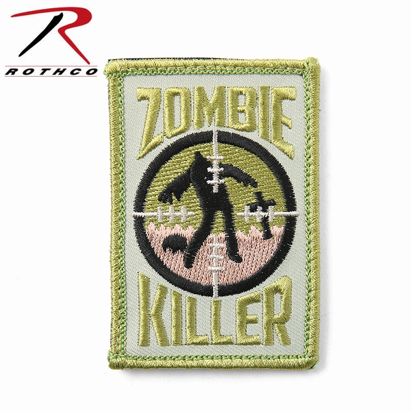 ★カートで割引対象品★【ネコポス便対応】ROTHCO ロスコ 72184 ZOMBIE KILLER パッチ【T】
