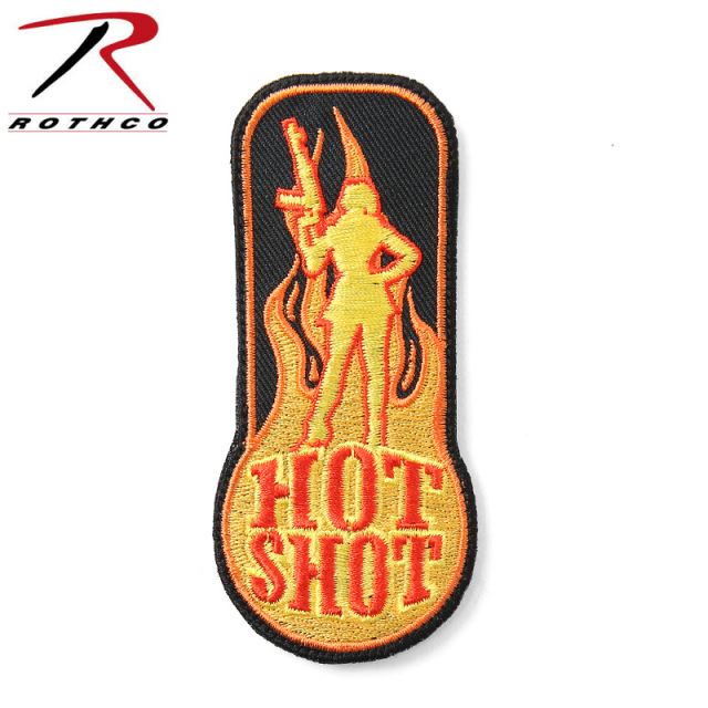★カートで割引対象品★【ネコポス便対応】ROTHCO ロスコ 72185 HOT SHOT パッチ【T】
