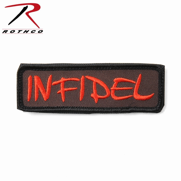 ★カートで割引対象品★【ネコポス便対応】【取り寄せ】 ROTHCO ロスコ 72188 INFIDEL パッチ【T】