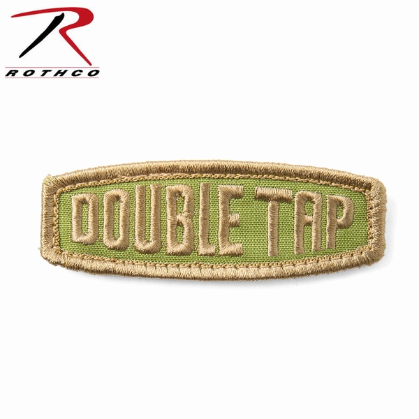 ★カートで割引対象品★【ネコポス便対応】ROTHCO ロスコ 72191 DOUBLE TAP パッチ【T】