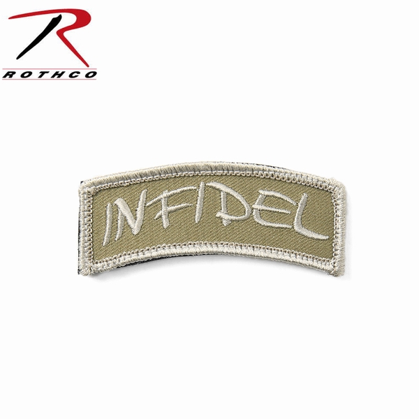 ★カートで割引対象品★【ネコポス便対応】ROTHCO ロスコ 72199 INFIDEL SHOULDER パッチ【T】