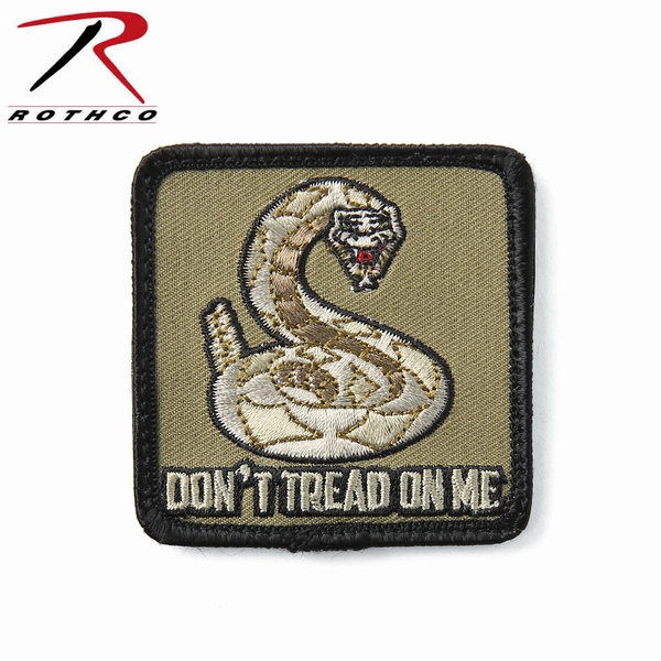 ★カートで割引対象品★【ネコポス便対応】ROTHCO ロスコ 72201 DON'T TREAD ON ME パッチ【T】