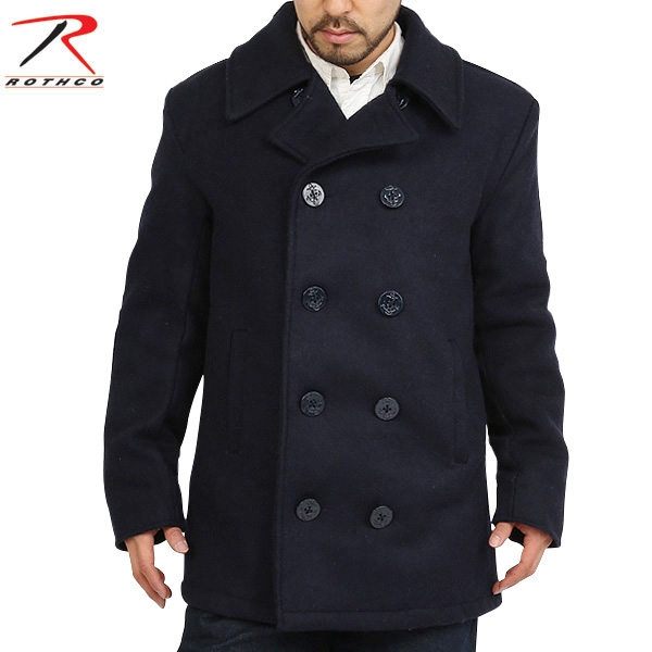 ★カートで割引対象品★ROTHCO ロスコ U.S.NAVY ピーコート ネイビー【T】
