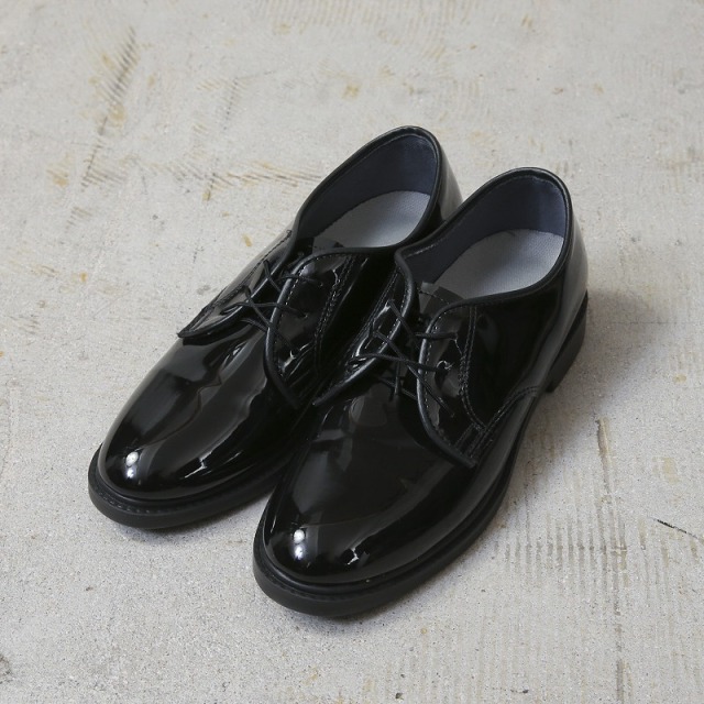 実物 新品 デッドストック 米軍 エナメル UNIFORM OXFORD シューズ リジェクト（傷あり）【00728】【T】【キャンペーン対象外】 ミリタリー