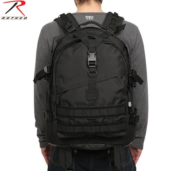 ★カートで割引対象品★ROTHCO ロスコ LARGE TRANSPORT パック BLACK【7287】【T】