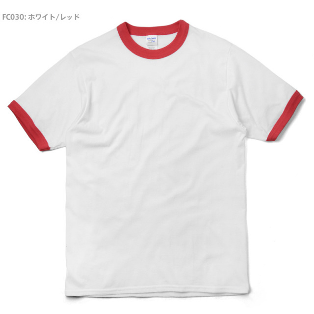 【GILDAN】 エバース ツアーTシャツ GILDAN】ギルダン｜5.3oz アダルトリンガー Tシャツ - 76600