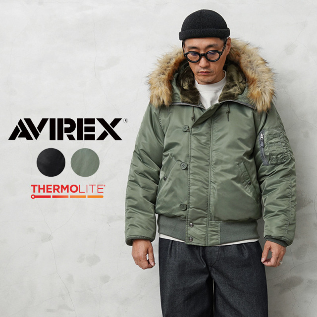 【8月25日前後で発送予定】AVIREX アビレックス 7835952029 THERMOLITE N-2B フライトジャケット COMMERCIAL MODEL【7834952040】【キャンペーン対象外】【T】