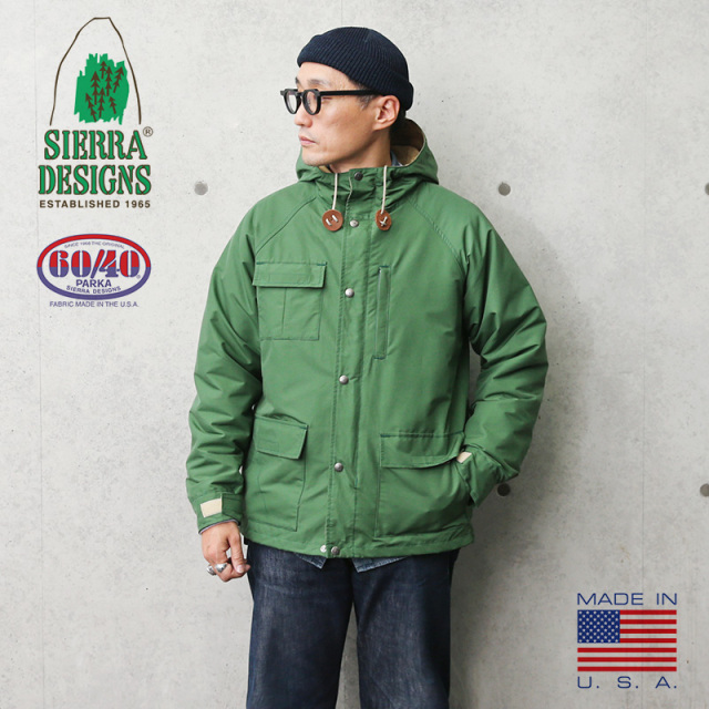 ★カートで割引対象品★【即日出荷対応】SIERRA DESIGNS シエラデザインズ 8001D 60/40クロス ショートパーカー MADE IN USA【Sx】【T】