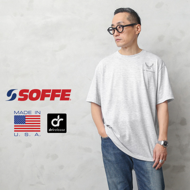 ★カートで割引対象品★【即日出荷対応】SOFFE ソフィー 816M U.S.AIR FORCE 半袖Tシャツ MADE IN USA【T】