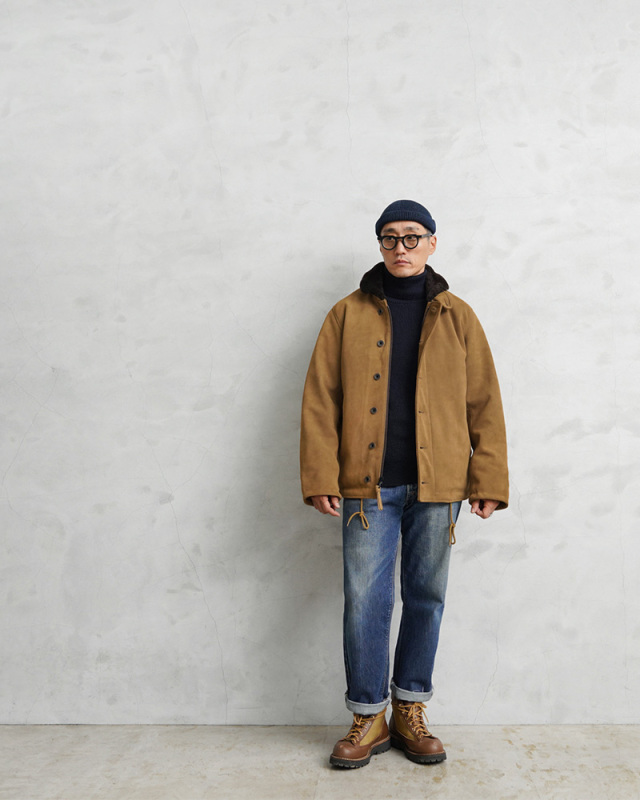 HOUSTON ヒューストン 8210 COW SUEDE（カウスエード）N-1 デッキ  