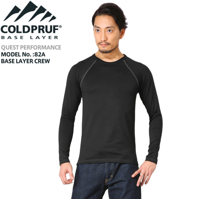 ☆大幅割引中☆【即日出荷対応】COLDPRUF コールドプラフ QUEST PERFORMANCE 82A ベースレイヤー クルーネック【T】