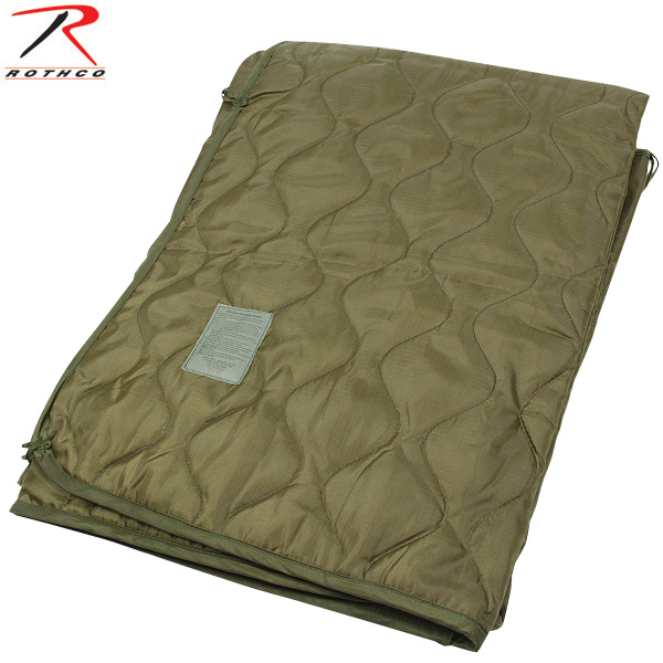 ★カートで割引対象品★ROTHCO ロスコ G.I. STYLE ポンチョライナー OLIVE【8375】【T】