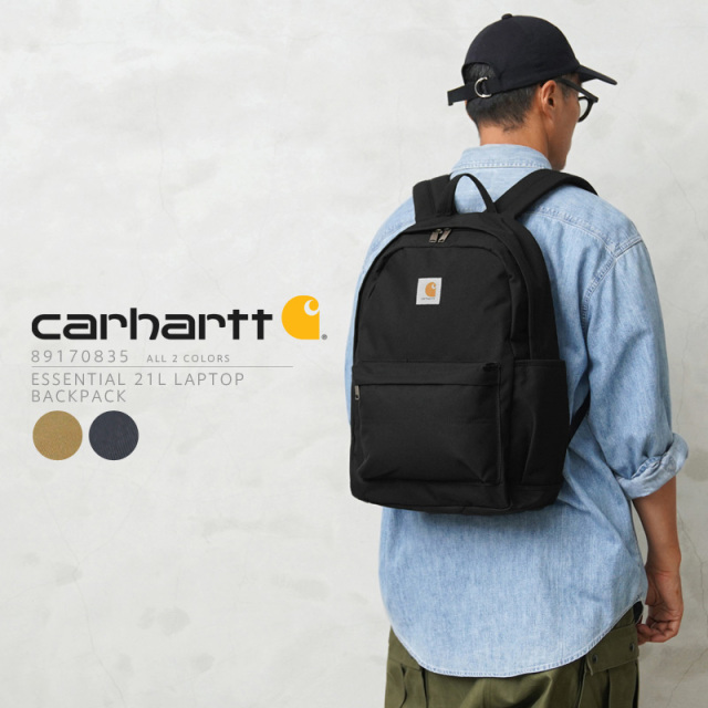 ★カートで割引対象品★【即日出荷対応】Carhartt カーハート 89170835 ESSENTIAL 21L LAPTOP BACKPACK エッセンシャル ラップトップ バックパック【T】