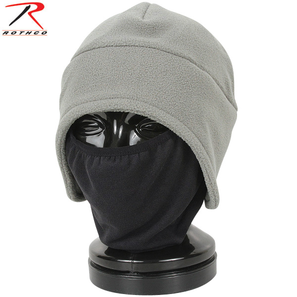 ★カートで割引対象品★ROTHCO ロスコ フリース CAP フェイスガード付 FOLIAGE GREEN【T】