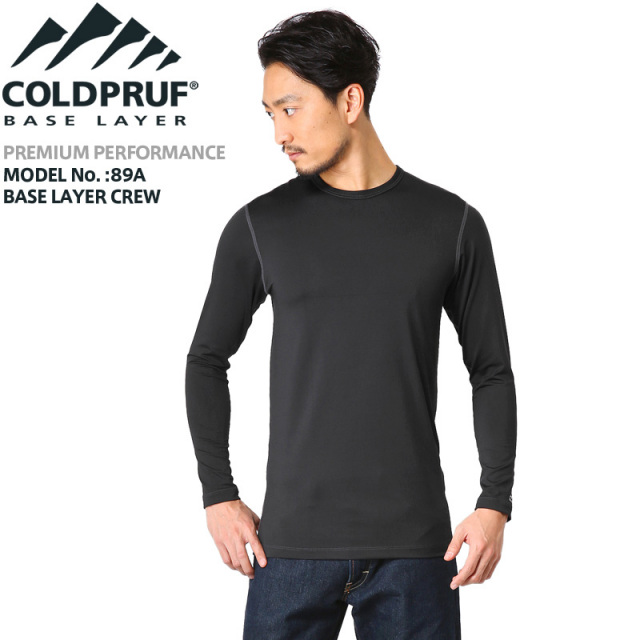 ☆大幅割引中☆【即日出荷対応】COLDPRUF コールドプラフ PREMIUM PERFORMANCE 89A ベースレイヤー クルーネック【T】