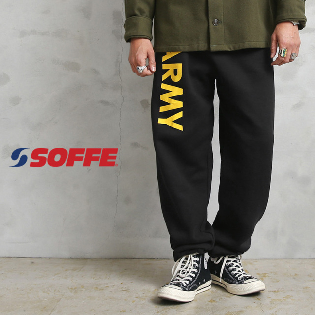 ★カートで割引対象品★【即日出荷対応】SOFFE ソフィー 9041-0000036 ヘヴィーウェイト ARMY スウェットパンツ【T】
