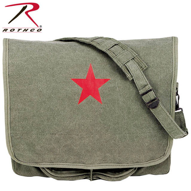 ★カートで割引対象品★ROTHCO CLASSIC PARATROOPER ショルダーバッグSTAR【9129】【T】