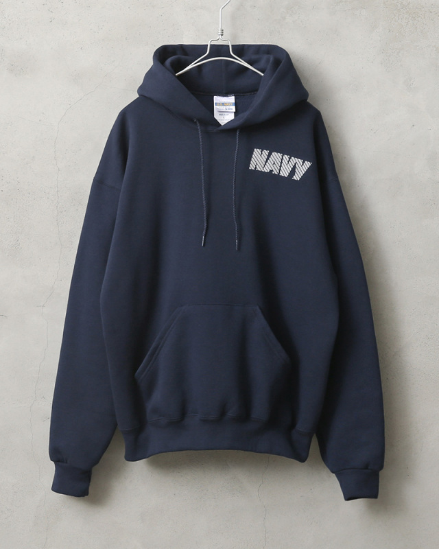 90s USNAVY SOFFE USA製 スウェット 長袖 SOFFE ソフィー スウェット L ネイビー usa製 u s navy
