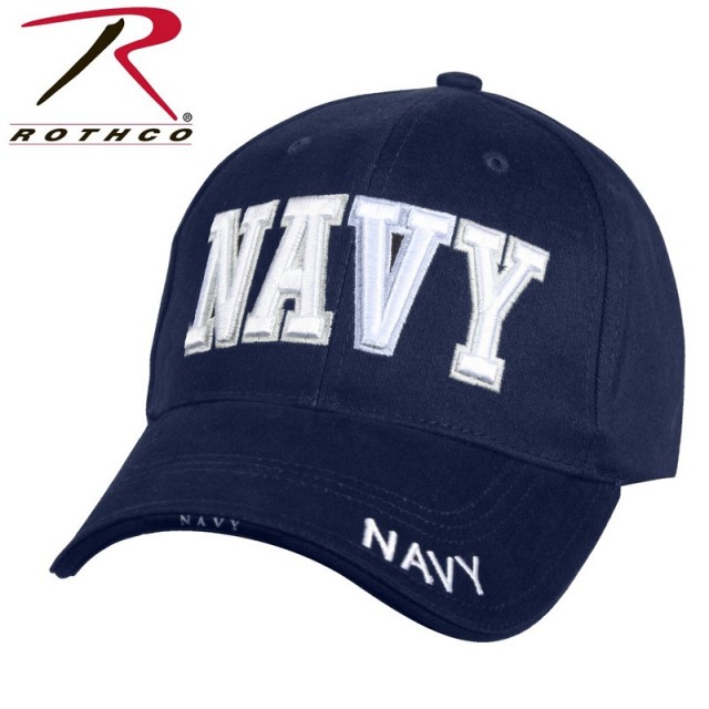 ★カートで割引対象品★ROTHCO ロスコ Deluxe Navy Low Profile Cap Navy Blue【9393】【T】
