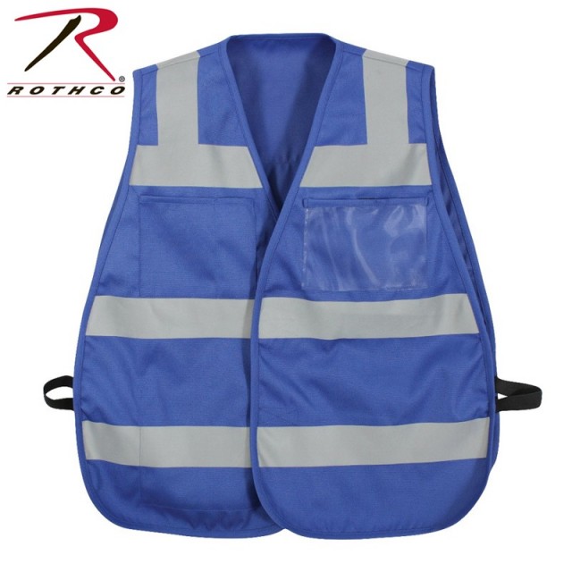 ★カートで割引対象品★ROTHCO ロスコ 9518 高視認性 セーフティーベスト BLUE【T】